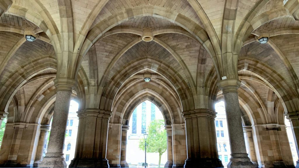 Glasgow University Outlander film set