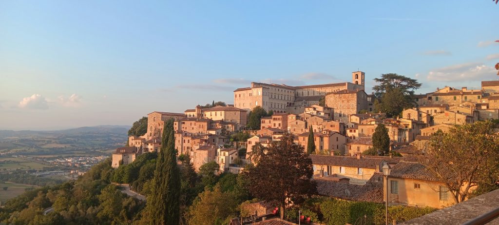 Hilltop town of Todi in Umbria