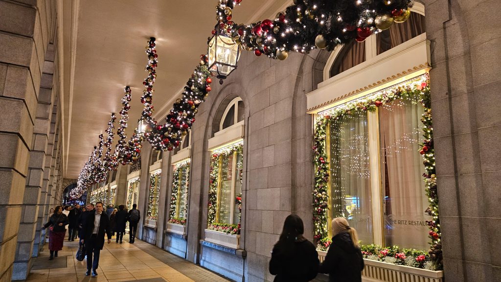 The Ritz is one of the best places to see lights in London