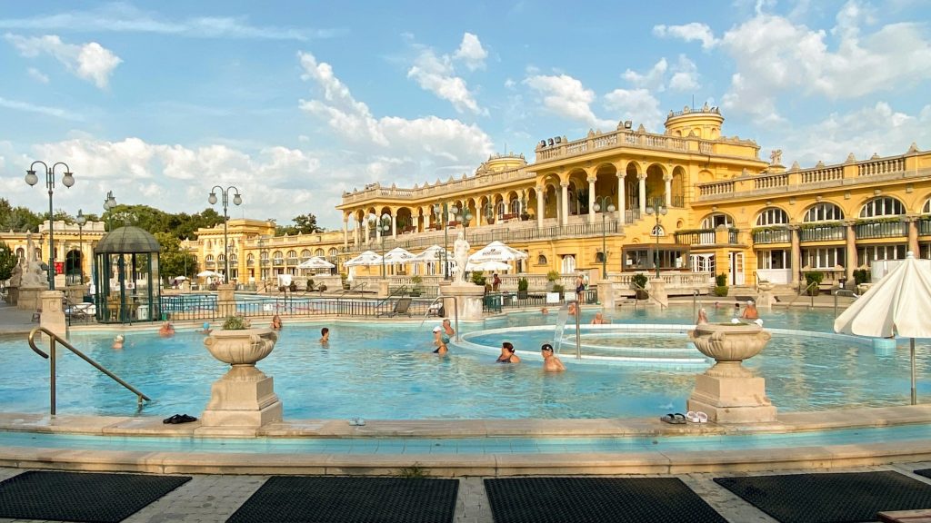 Szechenyi Baths Budapest as part of a central European itinerary