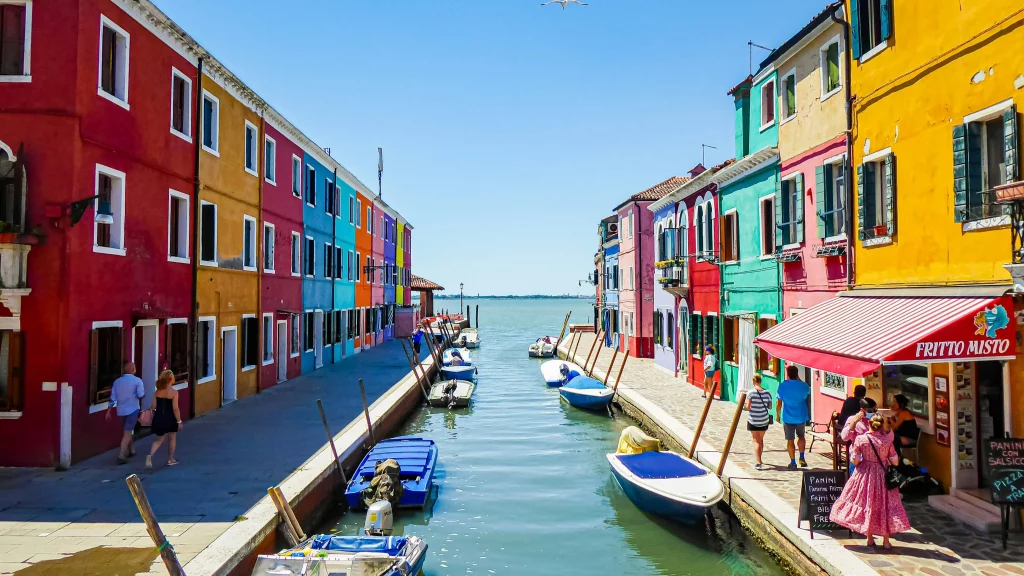 Burano Italy - one of Italy's hidden gems that gets 1 million visitors a year