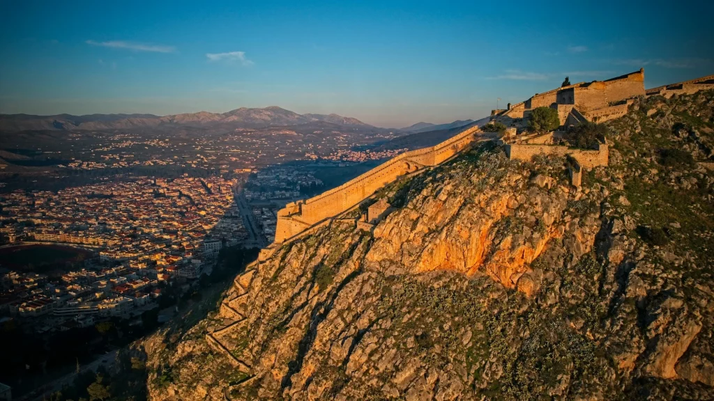 An arial photograph of to illustrate the best places to go in Europe in May