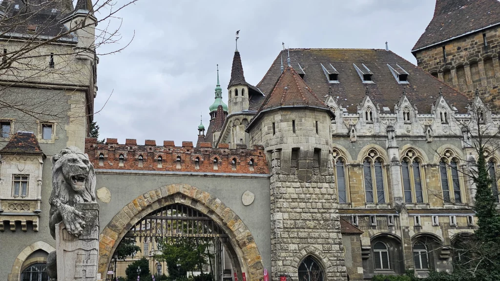 Vajahunyad Castle - Budapest the castle in the park on the Pest side of Budapest