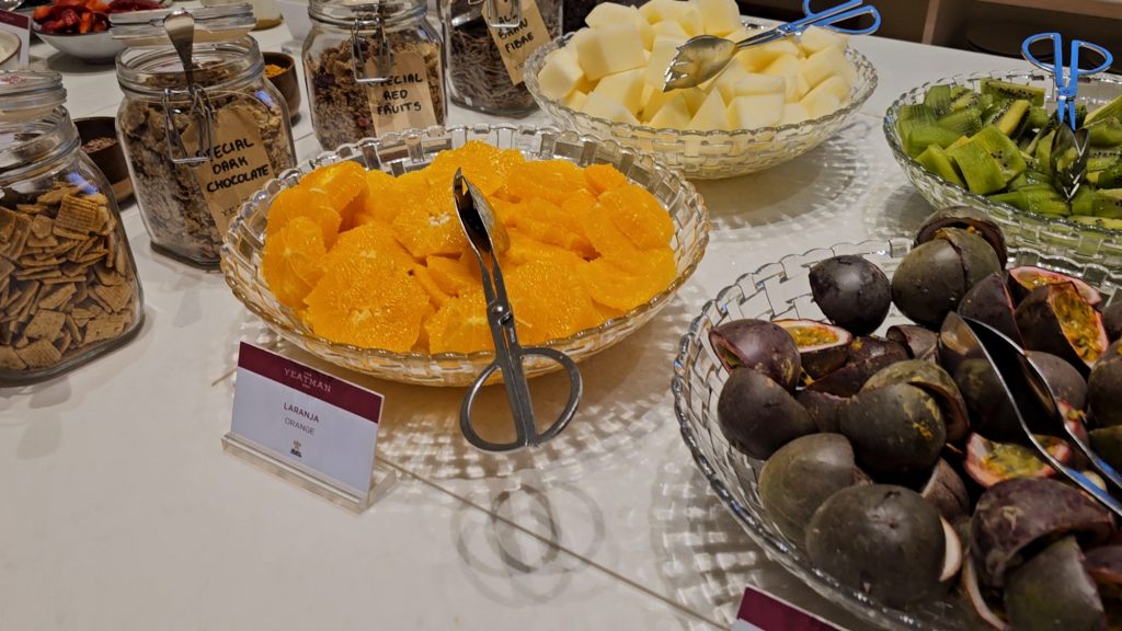 Breakfast at the 5-star hotel The Yeatman Porto