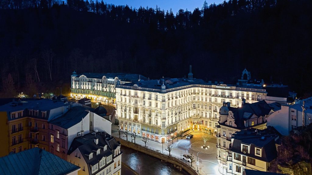 Grandhotel Pupp Karlovy Vary Czech Republic also known as Karlsbad location for James Bond Casino Royale film