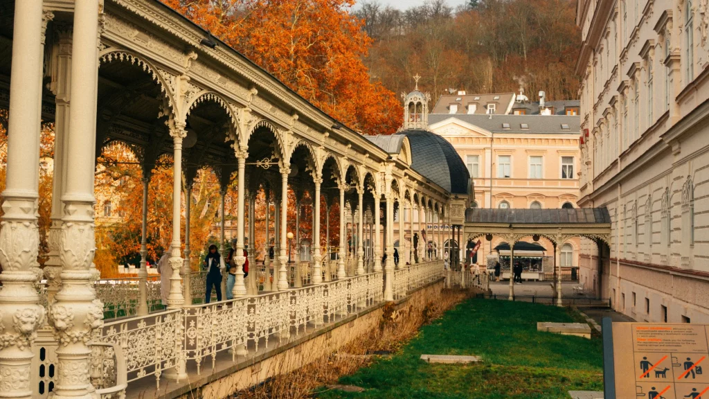 Karlovy Vary Czech Republic also known as Karlsbad location for James Bond Casino Royale film