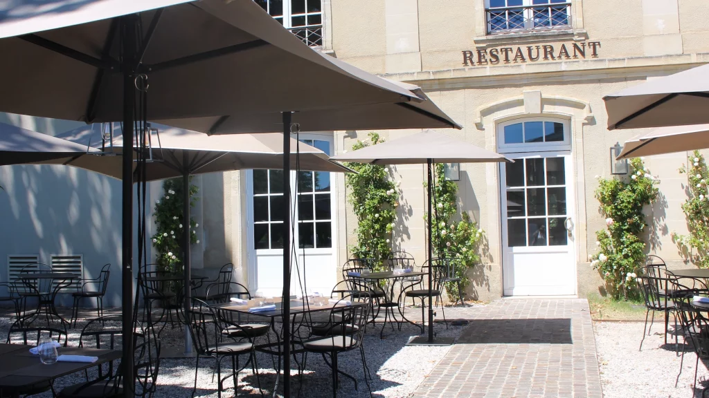 Best Restaurant in Margaux is Au Chateau Marquis de Termes