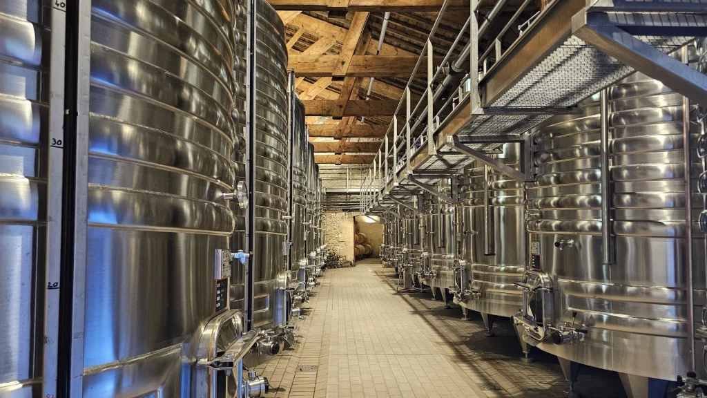 Vat room Paveil de Luze - Margaux as a wine tour