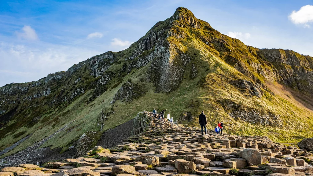 Giants Causeway in county Antrim is a good choice for Europe in August