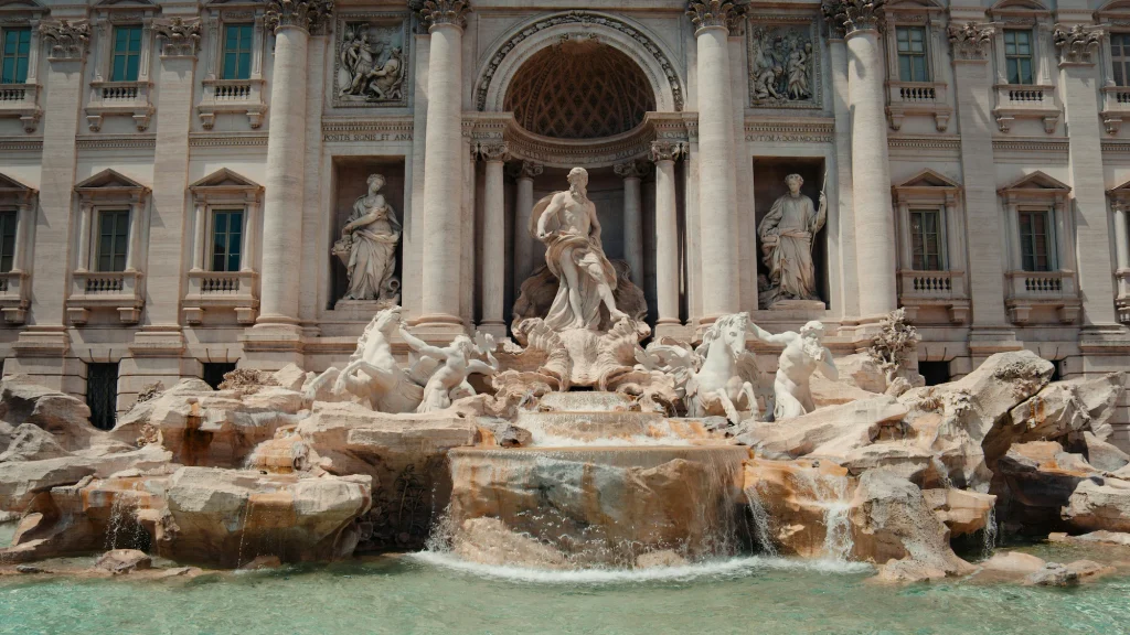 Trevi Fountain - Rome part of a walking tour