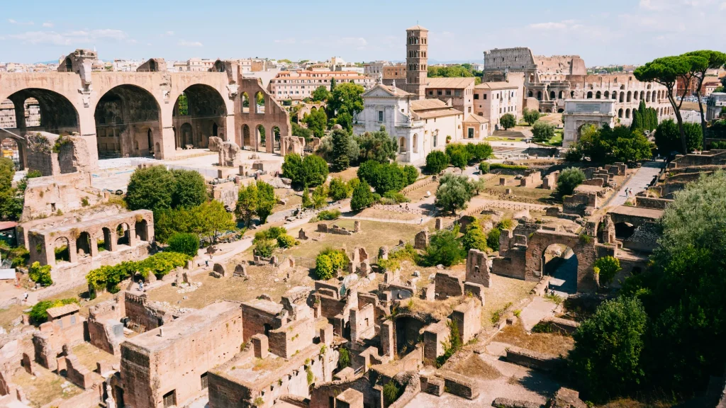 Palatine Hill as the first stop on our 3 days in rome Itinerary